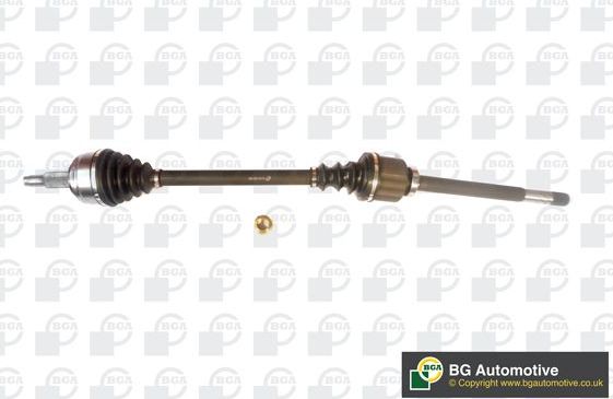 Полуось (привод в сборе, приводной вал) BGA передняя правая для Renault Master III 2010-2026. Артикул DS7359R