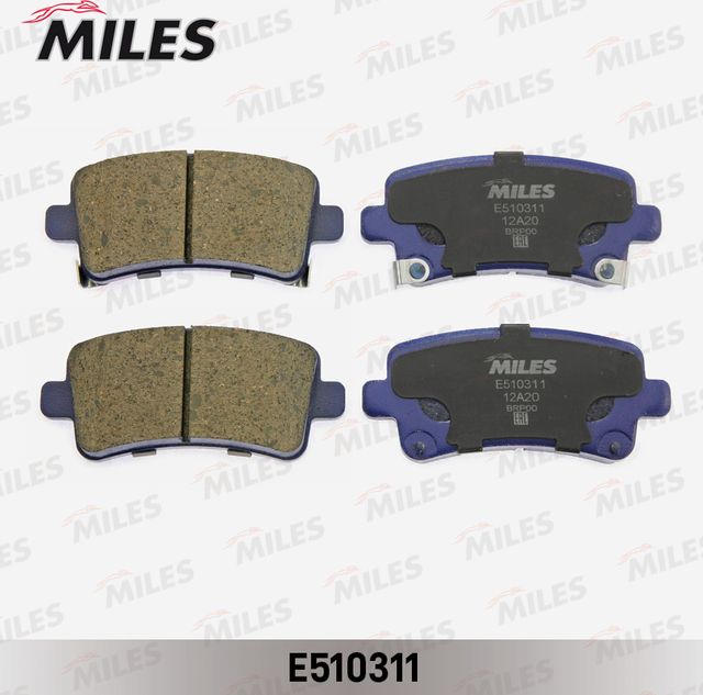 Тормозные колодки Miles (Керамика). Артикул E510311