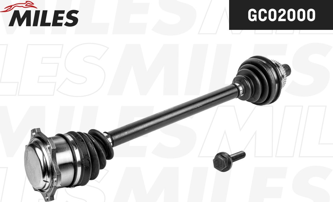 Полуось (привод в сборе, приводной вал) Miles. Артикул GC02000
