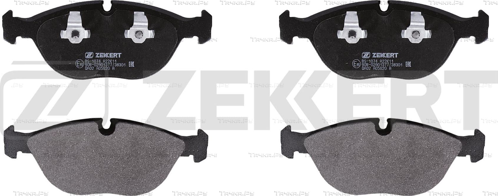 Тормозные колодки Zekkert передние для Volkswagen Golf IV 2002-2005. Артикул BS-1074