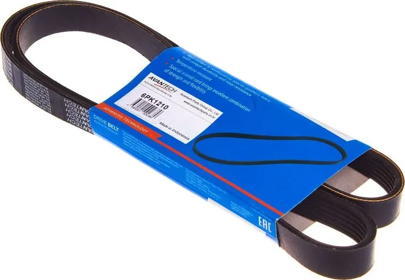 Ремень поликлиновой (Avantech). Артикул 6PK1210