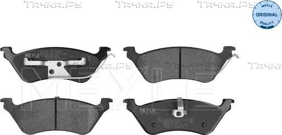 Тормозные колодки Meyle Original задние для Dodge Caravan IV 2001-2007. Артикул 025 240 3616/W