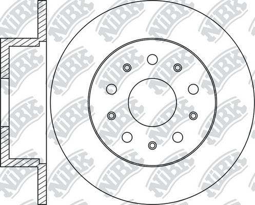 Тормозной диск NiBK. Артикул RN1118