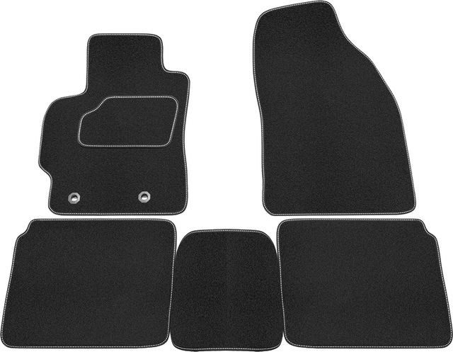 Коврики Rezkon ворсовые на резиновой основе для салона Toyota Corolla E180/E170 2013-2019. Артикул 2534015200