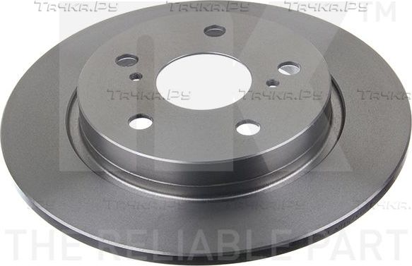 Тормозной диск NK задний для Toyota Corolla E140, E150 2006-2014. Артикул 2045123