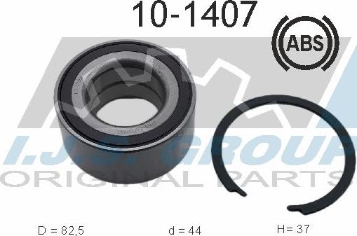 Ступичный подшипник (комплект) IJS Group. Артикул 10-1407