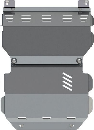 Защита алюминиевая Шериф (5 мм) для картера и радиатора Mitsubishi L200 Triton V 2015-2023. Артикул 14.2961