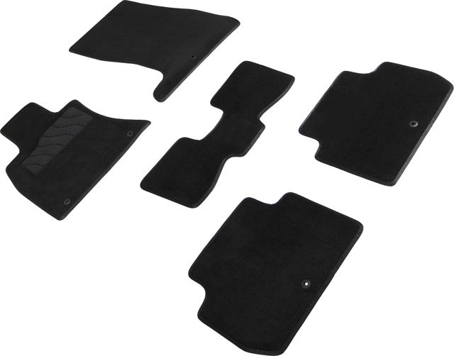 Коврики текстильные Seintex на нескользящей основе для салона Kia Stinger 2017-2026. Артикул 89187