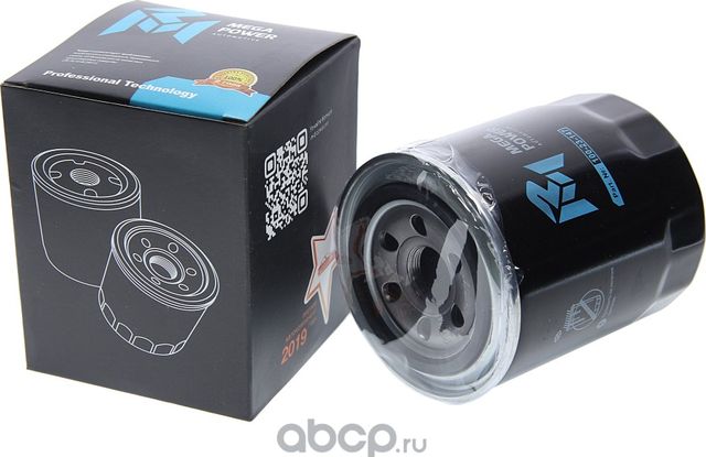 Фильтр масляный TOYOTA Avensis (T22,T25),Corolla,Land Cruiser (2.0 D/4.2 D/TD) M (Megapower). Артикул 10023147