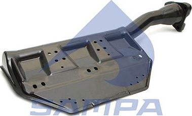 Кронштейн крыла Sampa задний левый для Scania G 2004-2015. Артикул 1840 0339