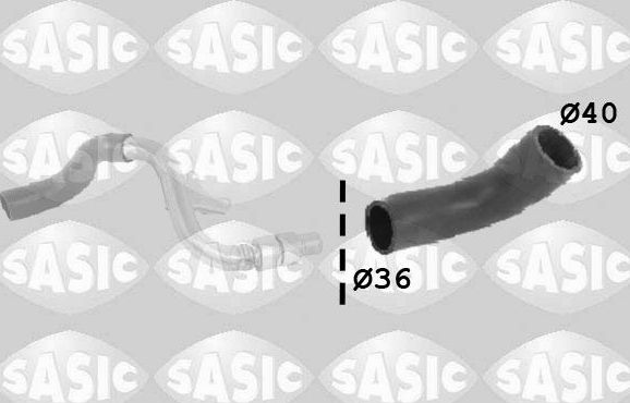 Патрубок интеркулера Sasic. Артикул 3336067