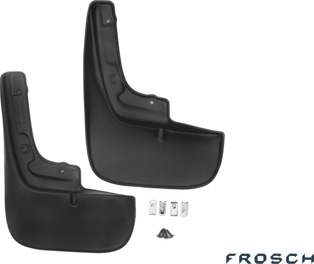 Брызговики Frosch (в коробке) задняя пара (без расширителей арок) для Peugeot Boxer II 2006-2026. Артикул FROSCH.38.13.E18