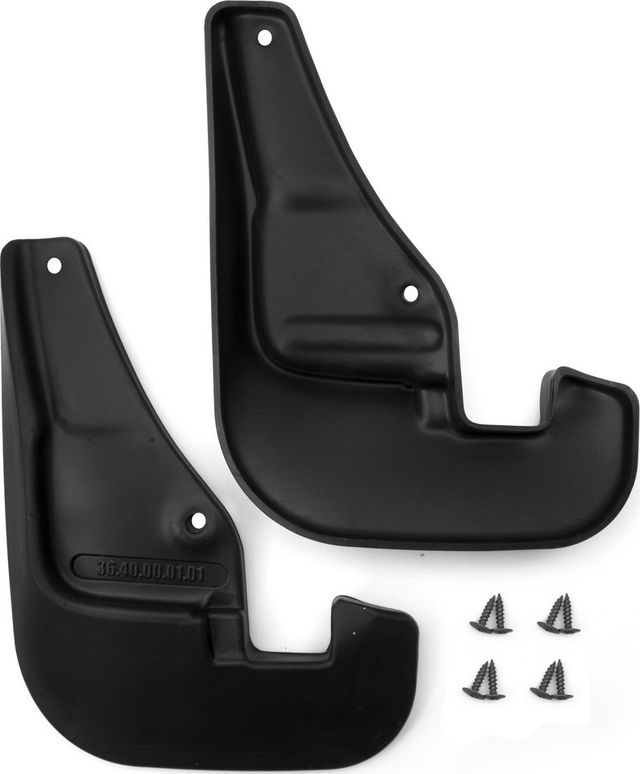 Брызговики Autofamily передняя пара для Nissan Almera 2012-2026. Артикул NLFD.36.40.F10