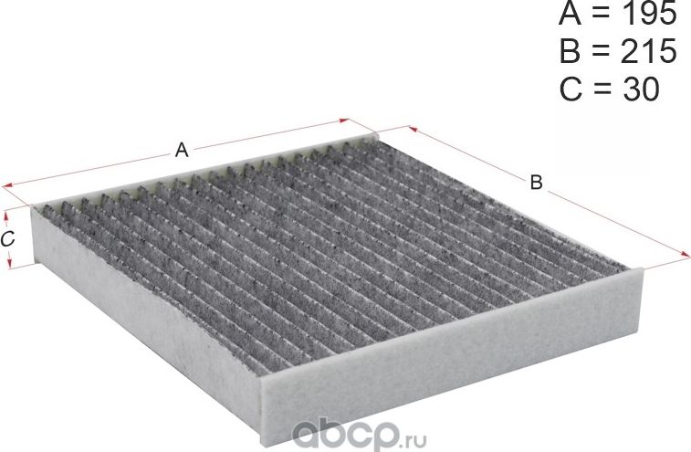 Фильтр салона TOYOTA LAND CRUISER 200 07-/PRADO 150 09-/CAMRY 40 06-/CAMRY 50 11 (Hosu). Артикул HSCF0065