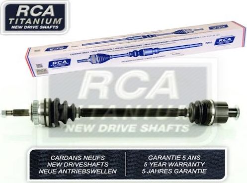Полуось (привод в сборе, приводной вал) RCA FRANCE NEW DRIVESHAFT передняя правая для Renault Megane I 1996-2003. Артикул R270AN