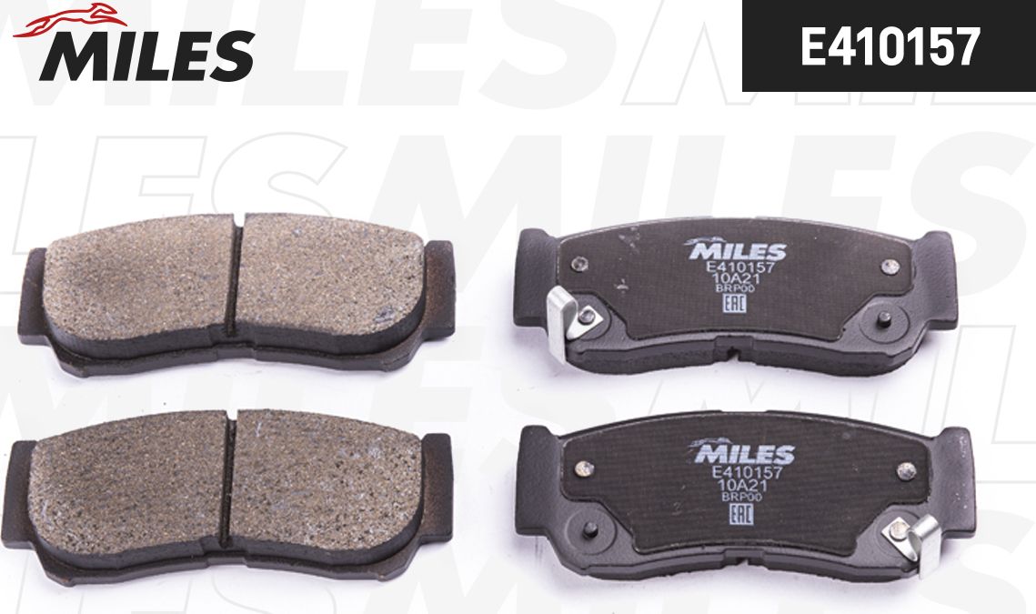 Тормозные колодки Miles (Low-Metallic). Артикул E410157