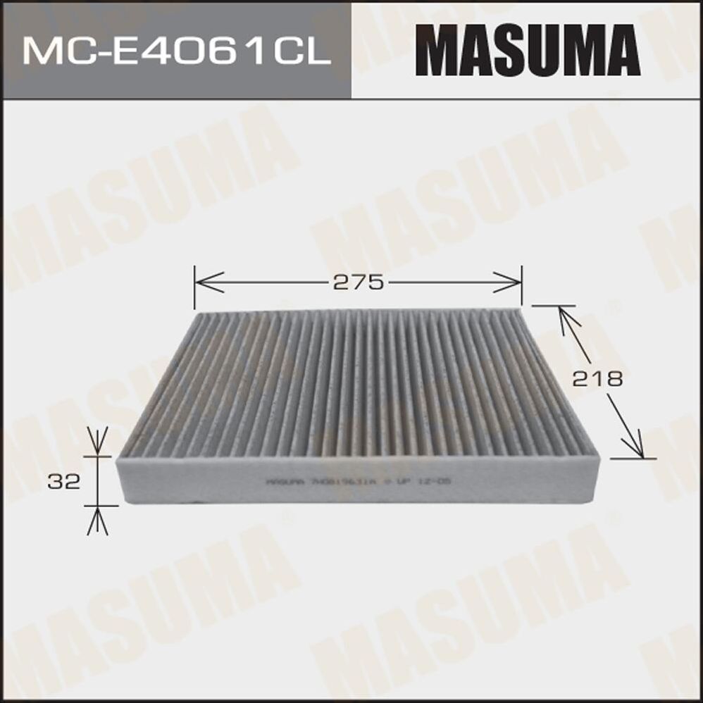Салонный фильтр Masuma. Артикул MC-E4061CL