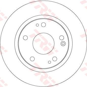 Тормозной диск TRW задний для Honda Civic X 2017-2026. Артикул DF6704
