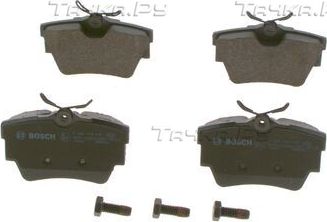 Тормозные колодки Bosch (Low-Metallic) задние для Renault Trafic III 2014-2026. Артикул 0 986 494 040