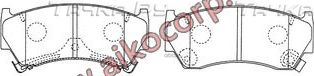 Колодки NISSAN Almera N15 (1995-2000) передние (Aiko). Артикул PF2356