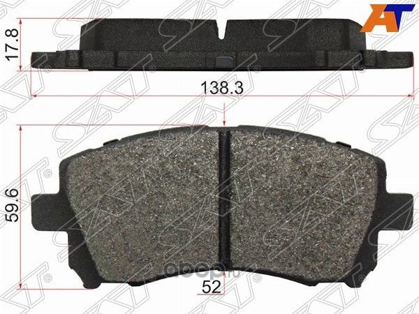 Колодки тормозные FR SUBARU FORESTER LEGACY IMPREZ (SAT). Артикул ST26296AC050