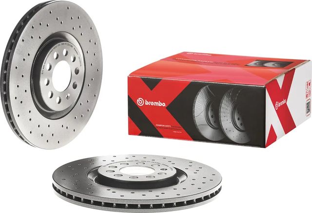 Тормозной диск Brembo XTRA передний для Audi TT I (8N) 1998-2006. Артикул 09.7880.1X