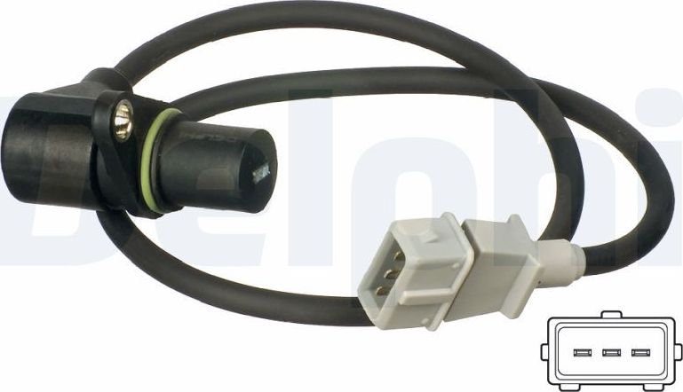 Датчик положения коленвала Delphi. Артикул SS11019