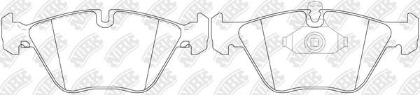 Тормозные колодки NiBK. Артикул PN0027