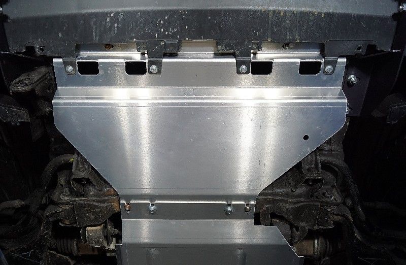 Защита алюминиевая ТСС (4 мм) для радиатора Dongfeng DF6 Luxury 2022-2026. Артикул ZKTCC00578