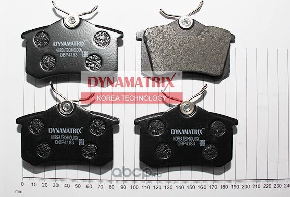 комплект колодок для дисковых тормозов (Dynamatrix-Korea). Артикул DBP4183