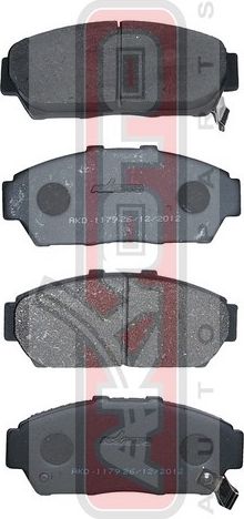 Тормозные колодки Akyoto Packing AKYOTO. Артикул AKD-1179