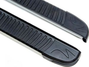 Пороги алюминиевые Erkul Maya V1 для Chery Tiggo (T11) 2005-2013. Артикул 04.MYM.01.06.V-1