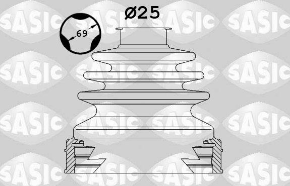 Пыльник ШРУСа внутренний Sasic передний для Fiat Stilo 2005-2008. Артикул 1906090