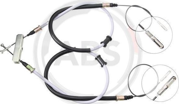 Трос ручника (тросик ручного тормоза) ABS задний для Opel Senator B 1987-1993. Артикул K11435