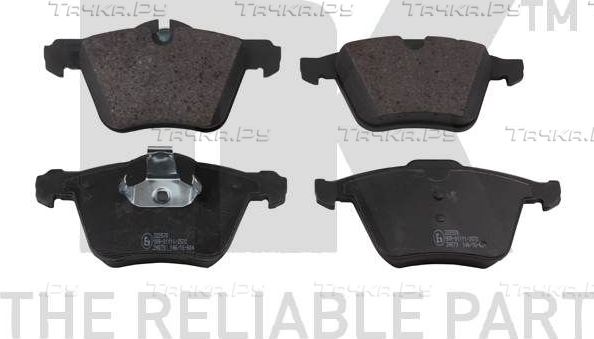 Тормозные колодки NK передние для Ford S-MAX I 2006-2014. Артикул 222570
