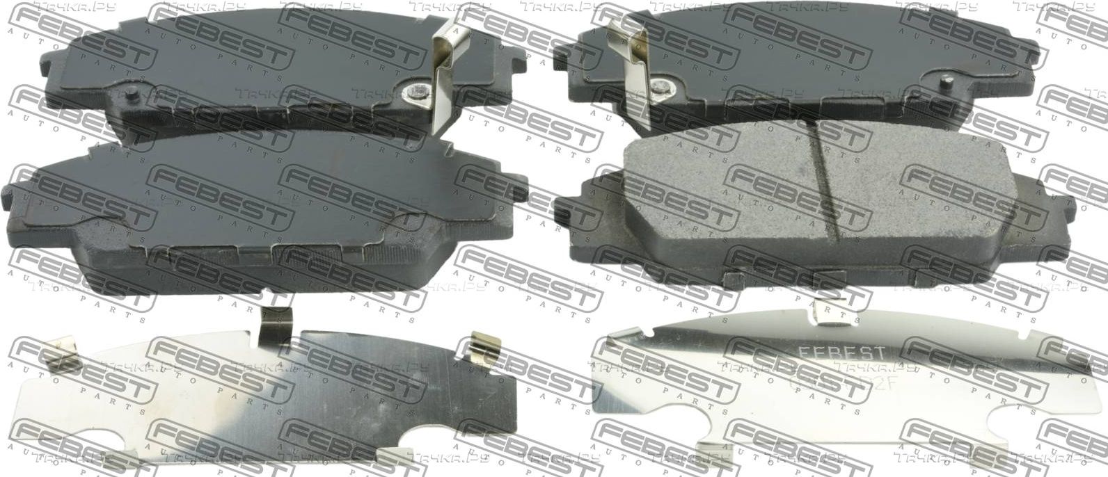 Тормозные колодки Febest. Артикул 0301-FD2F
