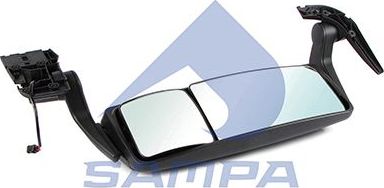 Зеркало боковое Sampa для MAN TGX 2006-2026. Артикул 022.124