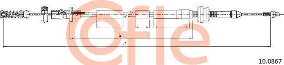 Трос газа Cofle для Volkswagen Vento 1992-1998. Артикул 92.10.0867