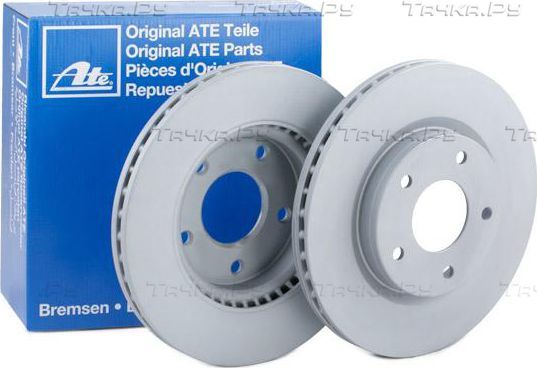 Тормозной диск ATE передний для Nissan Sentra VII (B17) 2014-2019. Артикул 24.0124-0247.1