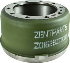 Тормозной барабан Zentparts для DAF XF 95 1997-2002. Артикул Z01628