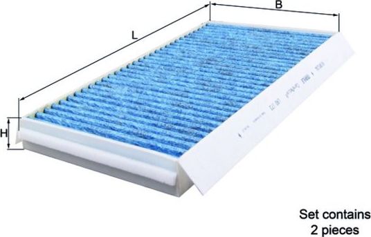Салонный фильтр Mahle-Knecht CareMetix®. Артикул LAO 173/S