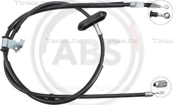 Трос ручника (тросик ручного тормоза) ABS. Артикул K12053