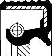 Сальник коленвала Corteco (FPM (Fluor-Kautschuk)). Артикул 12013899B