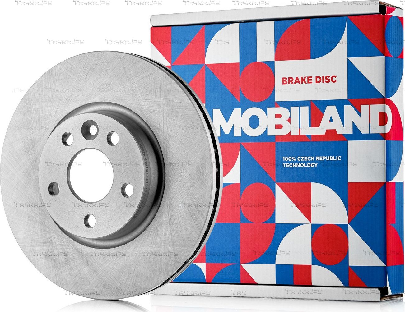 Тормозной диск Mobiland передний для Ford S-MAX I 2006-2014. Артикул 416101731