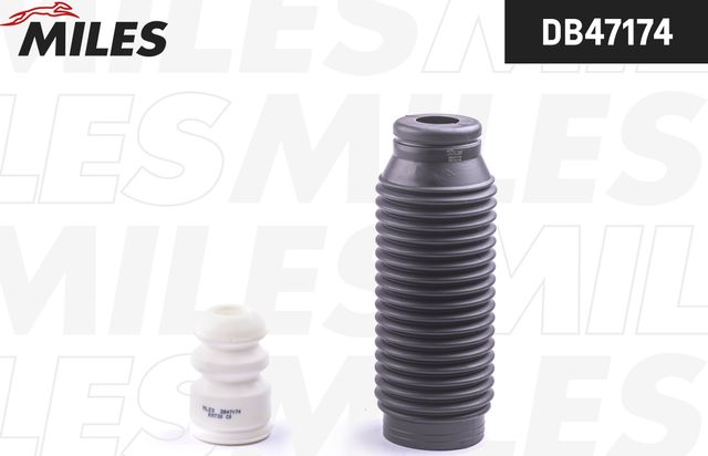 Комплект отбойников и пыльников амортизаторов (стоек) Miles. Артикул DB47174