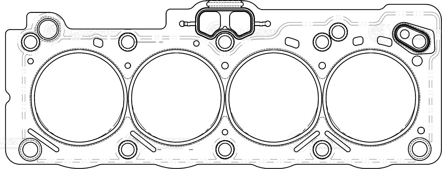 Прокладка ГБЦ Luzar. Артикул LES 11916