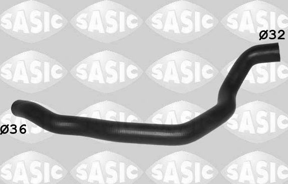 Патрубок радиатора (системы охлаждения) Sasic. Артикул 3406439
