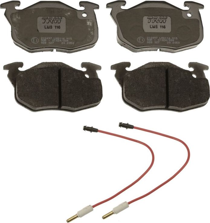 Тормозные колодки TRW COTEC. Артикул GDB327