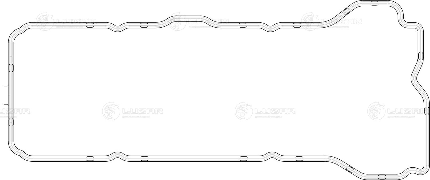 Прокладка клапанной крышки 441724 Luzar. Артикул LES 21404