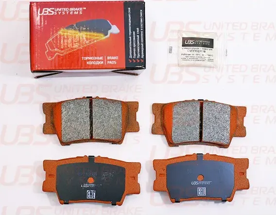 Тормозные колодки TOYOTA CAMRY V40 06-/V50 2.5/3.5 11-/RAV 4 III 06-/08-/RAV 4 IV 12-/13-/LEXUS ES 1 (UBS) UBS. Артикул b1110004